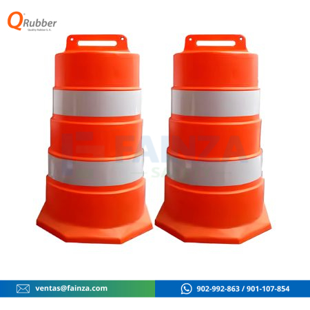 Barriles Cilindro de Seguridad Vial
