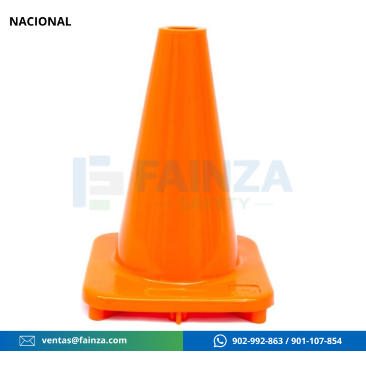 Cono PVC 12 Pulgadas Naranja