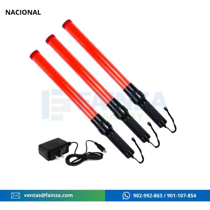 Vara Luminosa Recargable Luz Roja