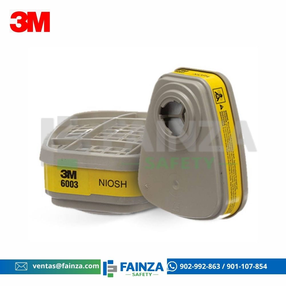 Cartucho 3M 6003, vapores organicos y gases ácidos