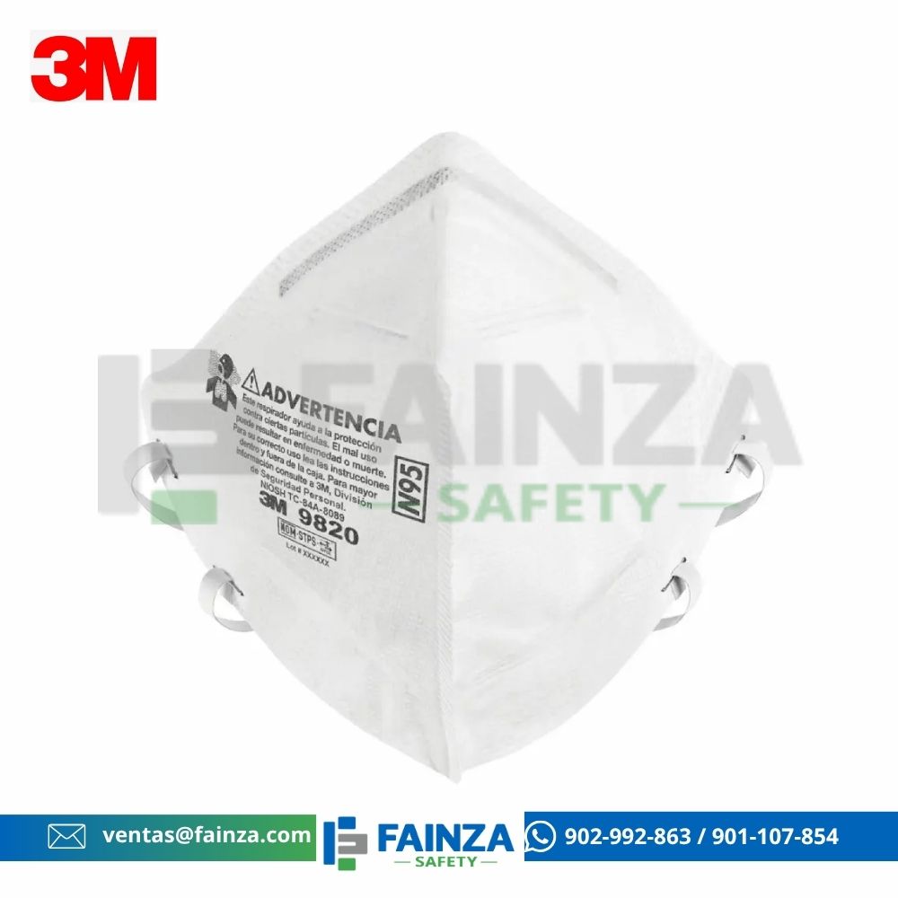 Respirador Desechable 9820 N95 – 3M