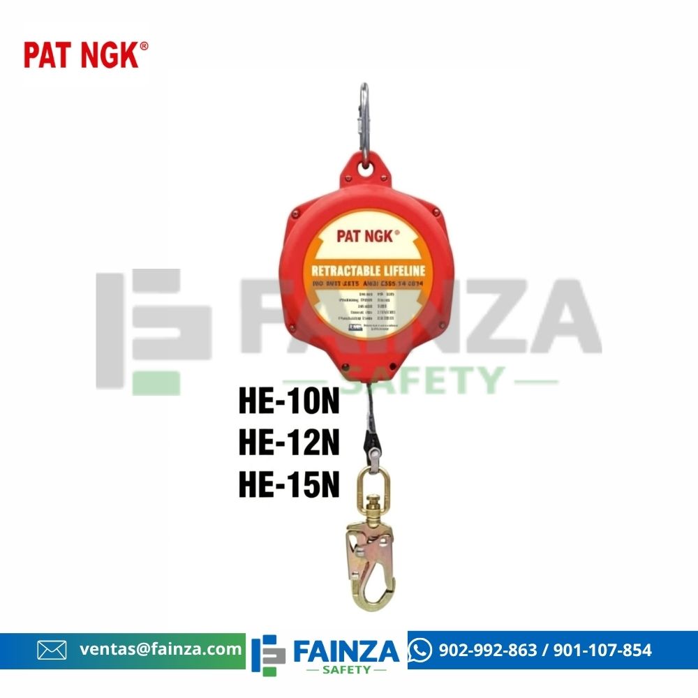 Bloque Retractil HE-10N de 10 metros Pat Ngk