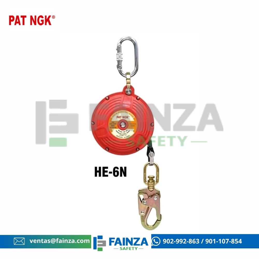 Bloque Retractil HE-6N de 6 metros Pat Ngk