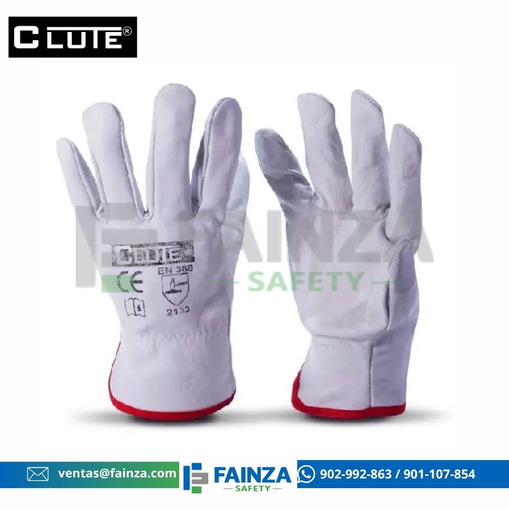 Guante de Badana Blanco – Clute