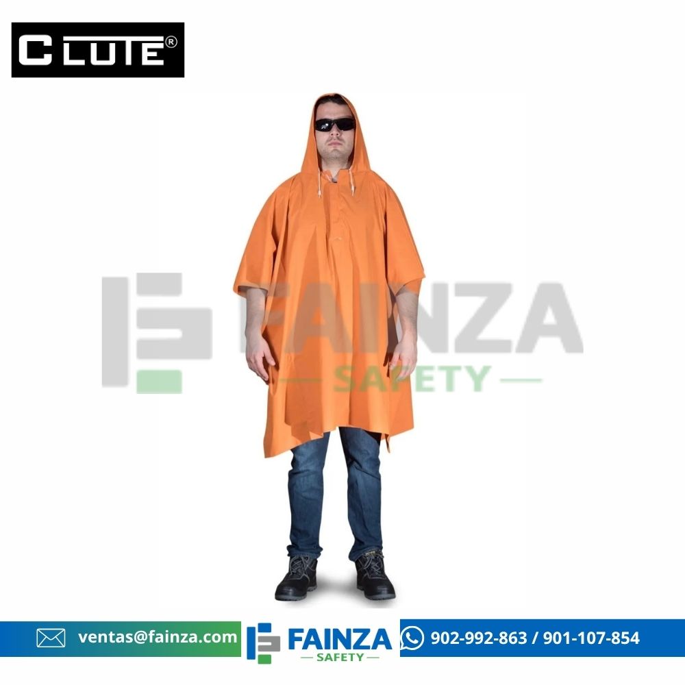 Poncho PVC Naranja – Clute