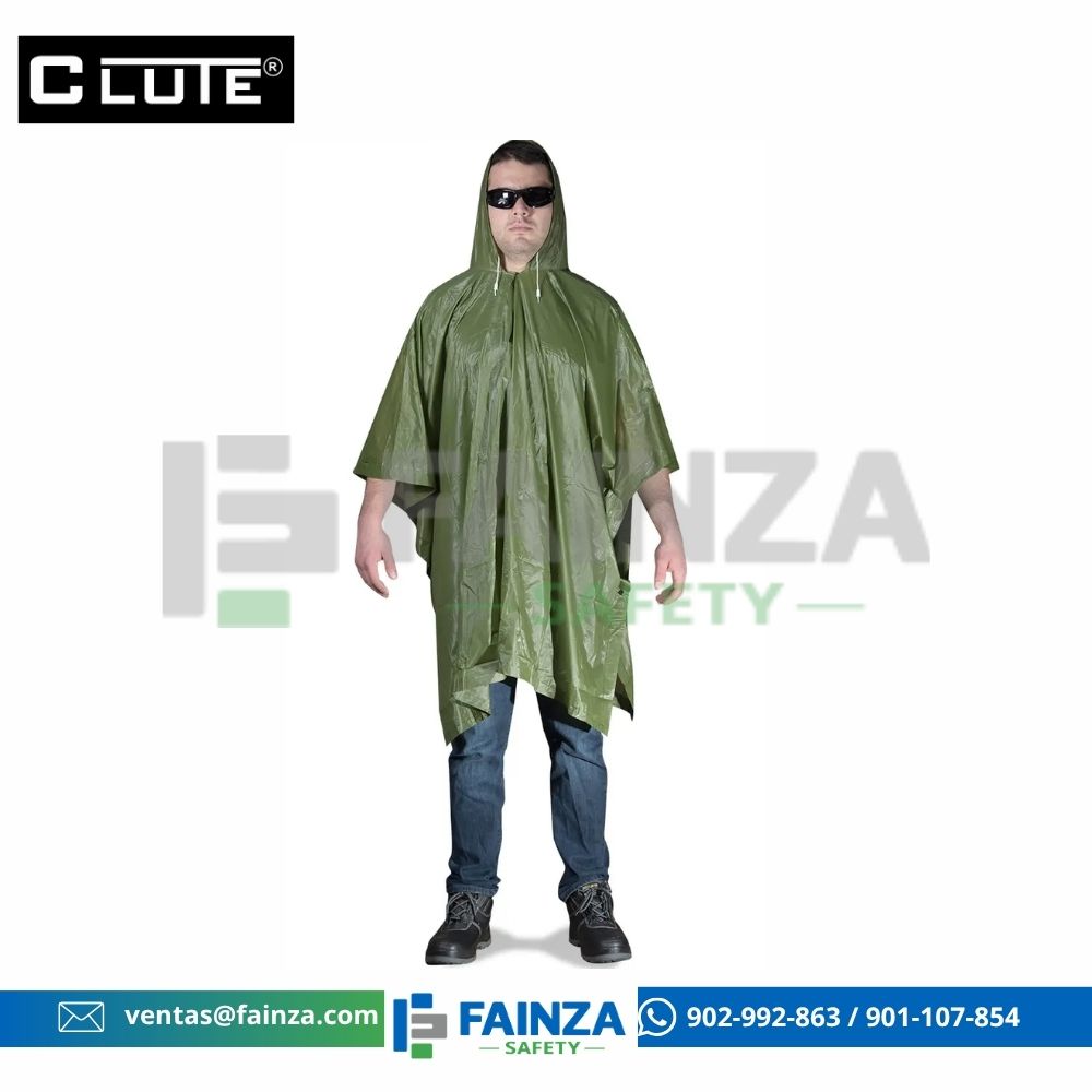 Poncho PVC Verde – Clute