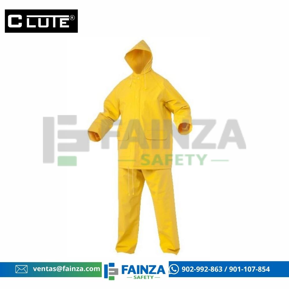 Set Casaca/Pantalon de PVC Amarillo-Clute