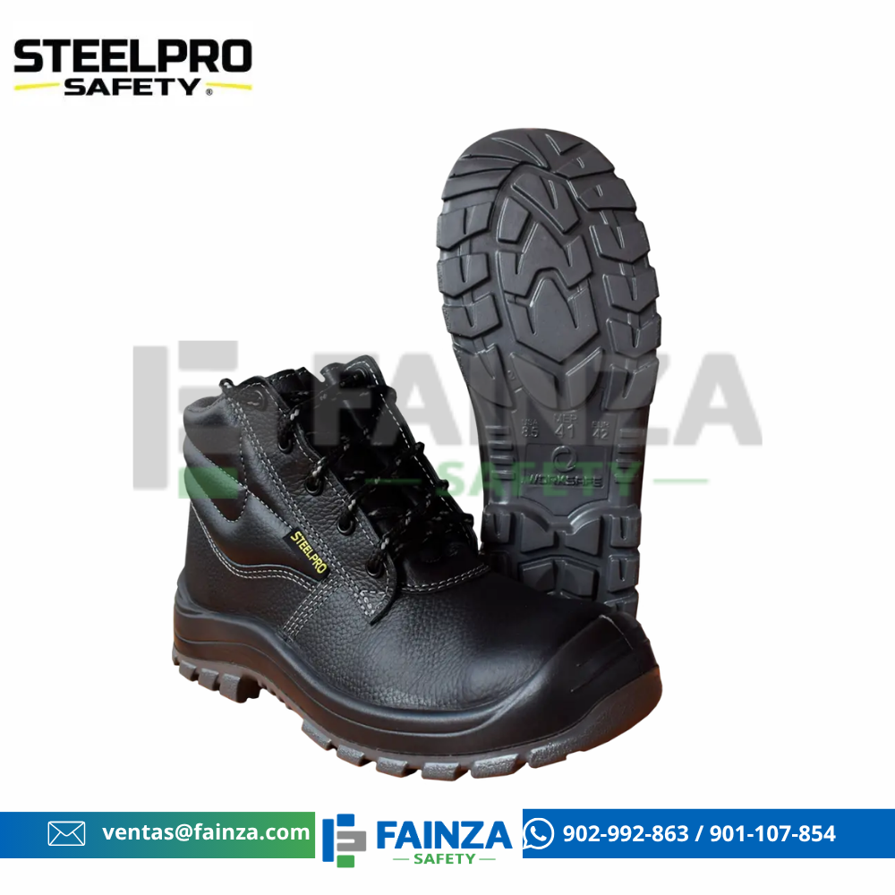 Botin Worker Negro Steelpro